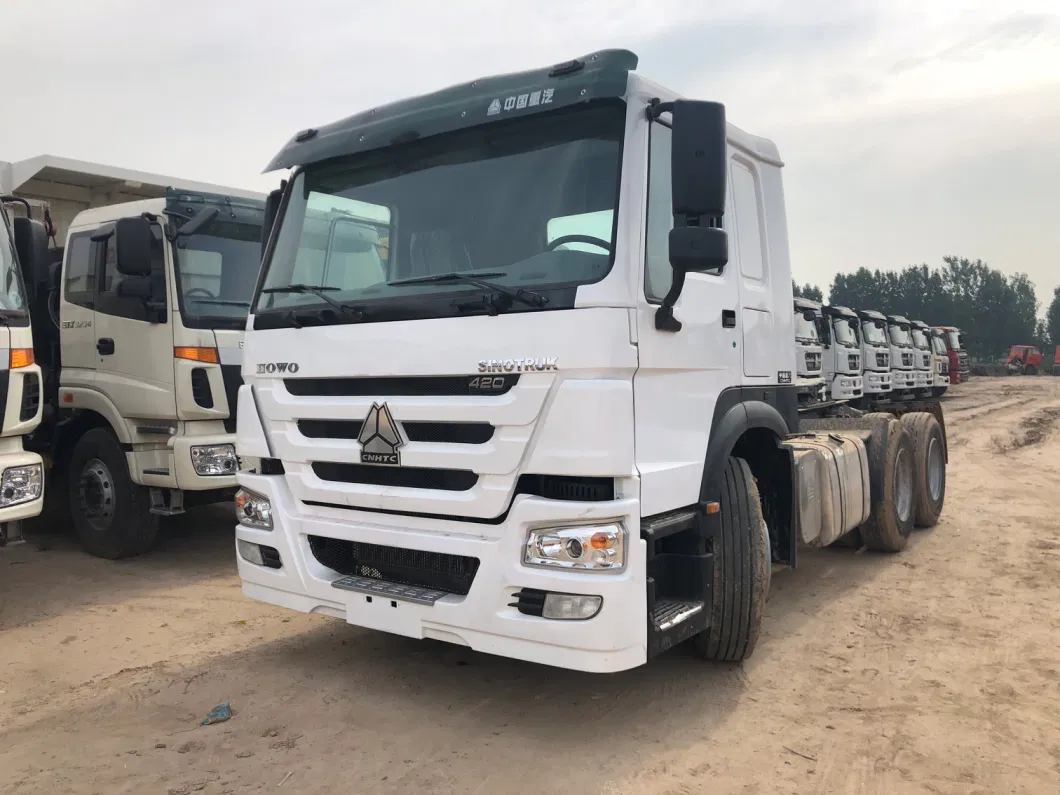 Used Tractor Truck Sinotruk 6X4 HOWO 371HP 420HP Tractor Truck Prime Mover and Tractor Head Dump Truck Tipper Truck for Sale