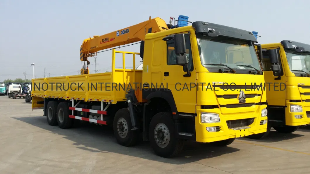 New and Used Sinotruck Sinotruk HOWO 4X2 6X4 8X4 371HP 420HP Special Van Heavy Dump Box Knuckle Boom Crane Cargo Flatbed Truck