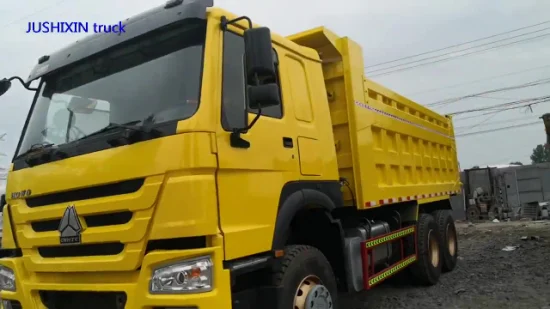 Second Hand Shacman Sino Sinotruk HOWO 371/375/420HP 6X4 Euro2 10wheels/Tyres Sand Lorry Cargo Dumper Quarry HOWO Tipper Truck Used Dump Truck