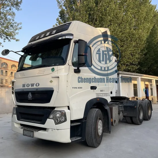 China Trucks Euro5 Used 2017 2018 2019 2020 CNG T7h 430HP A7 C7h Sitrak 440HP Tractor Trailer Truck Head Towing Truck